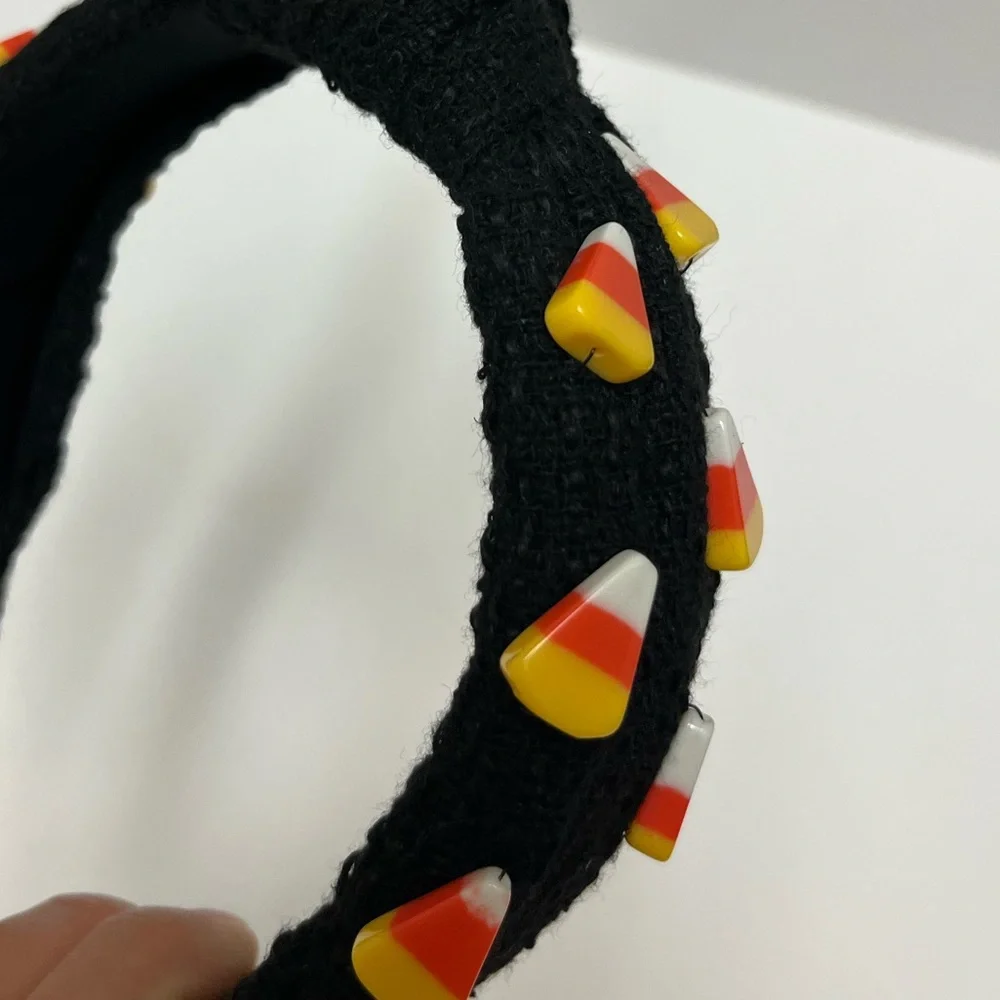 NWT ⚜️🖤⚜️ PIPER K Halloween Candy Corn Headband